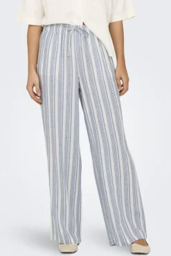 Onlcaro Linen Bl Pull-Up Pant Cc*Only Online