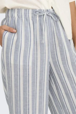 Onlcaro Linen Bl Pull-Up Pant Cc*Only Online