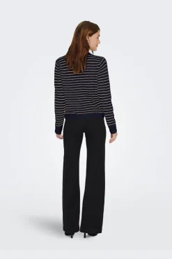 Onlchester Life Ls Stripe Cardi Cc Knt*Only New