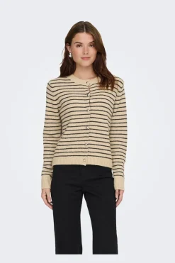 Only Onlchester Life Ls Stripe Cardi Cc Knt< Cardigans|Ammevenligt Tøj