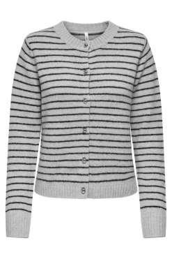 Only Onlchester Life Ls Stripe Cardi Cc Knt< Cardigans|Ammevenligt Tøj
