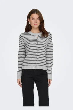 Only Onlchester Life Ls Stripe Cardi Cc Knt< Cardigans|Ammevenligt Tøj