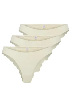 Only Onlchloe Lace Brazil 3-Pack Acc< Nattøj & Lingeri