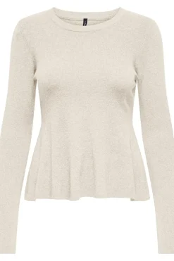 Onlcoco Life Ls Rib Oneck Peplum Cc Knt*Only
