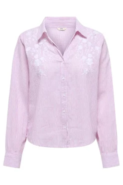 Onlcosima L/S Emb Shirt*Only Hot