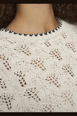 Only Onlcrystal Life Ls Detail O-Neck Knt< Bluser & Skjorter|Strik