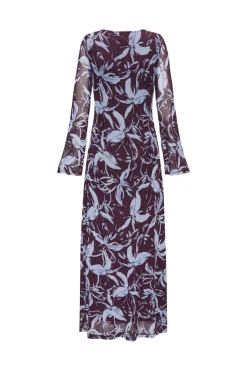 Only Onlcyril Mesh L/S Ankel Dress< Kjoler