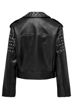 Only Onldestiny Faux Leather Biker< Overtøj & Jakker