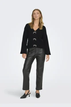 Onldonna Ls Bow V-Neck Knt*Only