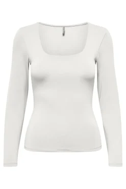 Onlea L/S 2-Way Deep Neck Top*Only Best