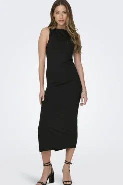 Only Onlea S/L Long Slit Dress Now< Kjoler
