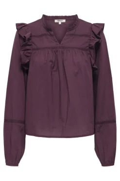 Onledda Life Ls Frill V-Neck Top*Only Discount