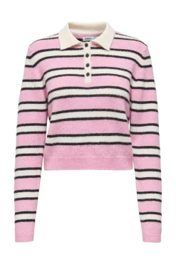 Only Onlelie Ls Polo Pullover Knt< Bluser & Skjorter