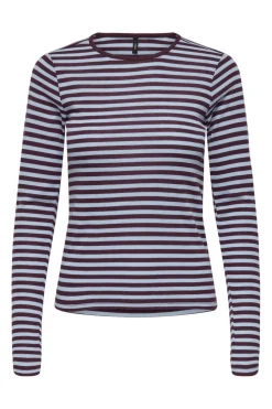 Only Onlelli L/S Rib Top< T-Shirts & Toppe