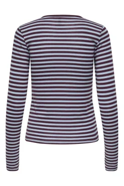 Only Onlelli L/S Rib Top< T-Shirts & Toppe