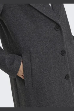 Only Onlemma Life Reg. Long Coat< Overtøj & Jakker