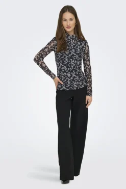 Only Onlerica Life Mesh L/S Top< T-Shirts & Toppe