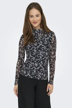 Only Onlerica Life Mesh L/S Top< T-Shirts & Toppe