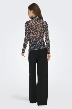 Only Onlerica Life Mesh L/S Top< T-Shirts & Toppe