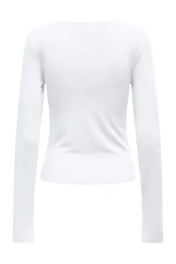 Onlfelina L/S Boatneck Slit Top*Only Discount