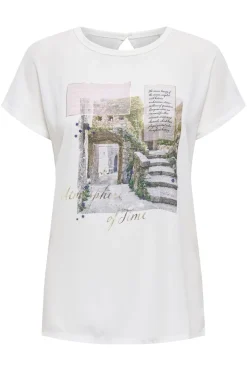 Only Onlflora Reg S/S Art Foil Top Box< T-Shirts & Toppe