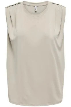 Onlfree Life S/L Modal Satin Mix Top*Only Outlet