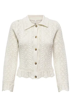 Only Onlfrieda Life Ls Structure Cardi Cc Knt< Cardigans|Ammevenligt Tøj