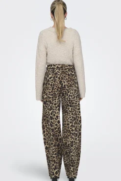 Only Onlgianna Straight Belt Pant< Bukser, Jeans & Leggings