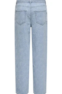 Only Onlgianna Straight Flower 15352390< Bukser, Jeans & Leggings