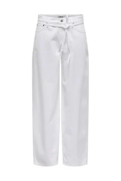 Only Onlgianna Straight Jeans White Dot< Bukser, Jeans & Leggings