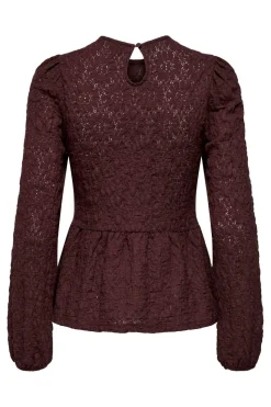 Onlgiavanna L/S Peplum Top*Only Clearance