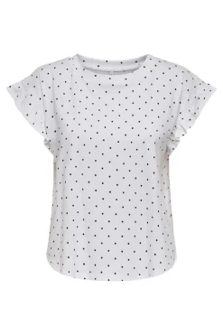 Onlgrape S/S Frill O-Neck Top*Only Clearance