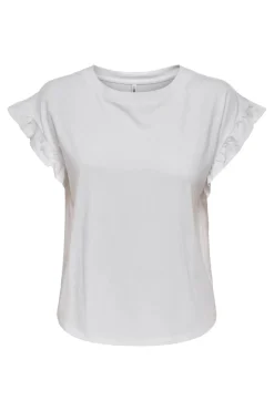 Onlgrape S/S Frill O-Neck Top*Only Outlet