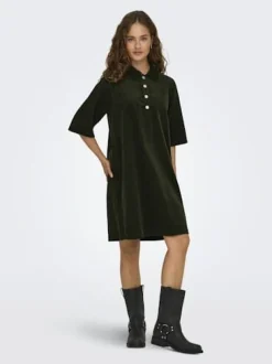 Only Onlgry-Nessa S/S Cord Dress< Kjoler
