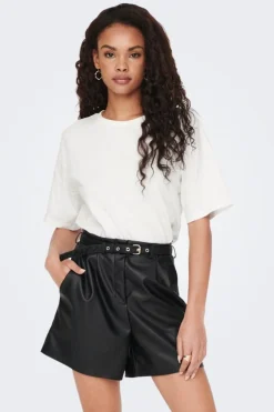 Only Onlheidi Faux Leather Shorts Otw< Shorts