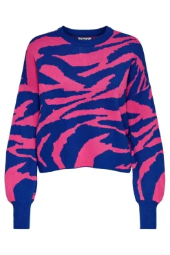 Onlhilla Ls Jq Mix Box O-Neck Knt*Only