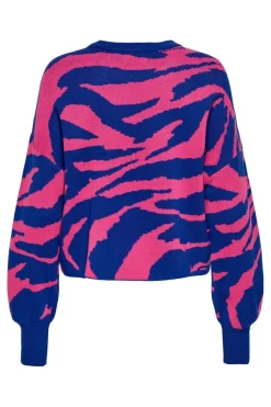 Onlhilla Ls Jq Mix Box O-Neck Knt*Only