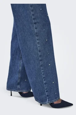 Only Onlhope Wide Rhinestone< Bukser, Jeans & Leggings