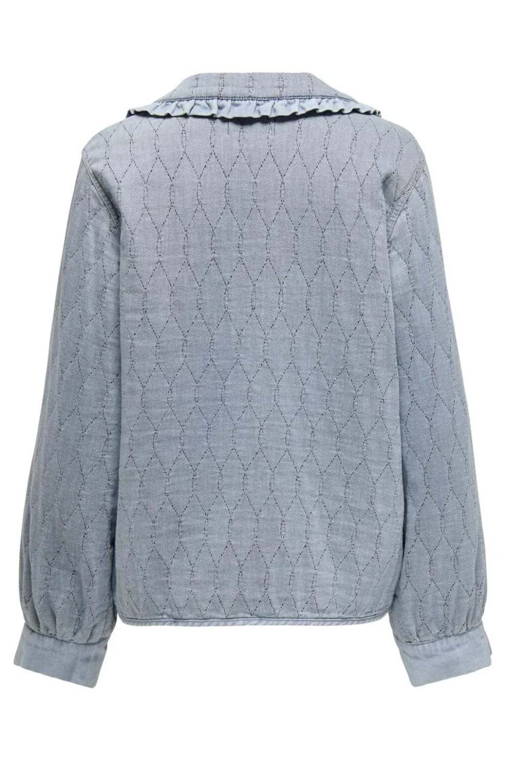 Onlida Frill Collar Tie Shirt*Only Discount