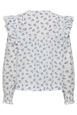 Onlidris Ls Frill Tape Top*Only Clearance