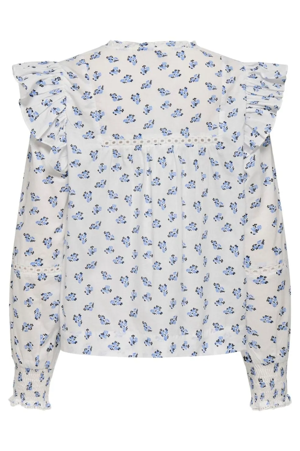 Onlidris Ls Frill Tape Top*Only Clearance