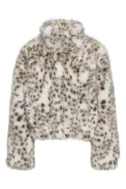 Only Onljanis Life Faux Fur Leo Jacket Cc< Overtøj & Jakker