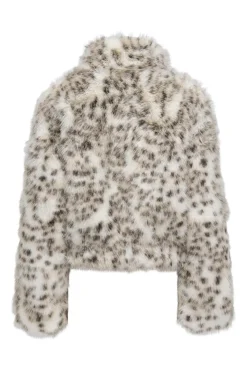 Only Onljanis Life Faux Fur Leo Jacket Cc< Overtøj & Jakker