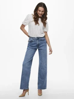 Only Onljuicy Wide Leg Rea365< Bukser, Jeans & Leggings