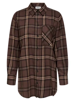 Only Onljuliana Ls Loose Check Shirt< Bluser & Skjorter|Ammevenligt Tøj