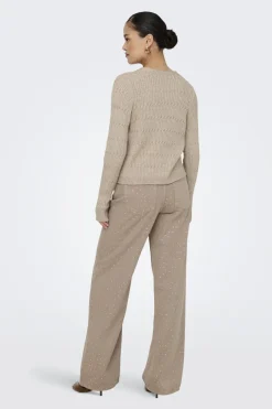 Only Onlkatia Ls Cable V-Neck Cardi Knt Nca< Cardigans|Ammevenligt Tøj