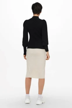 Only Onlkatia L/S Highneck Pullover Knt< Bluser & Skjorter|Strik