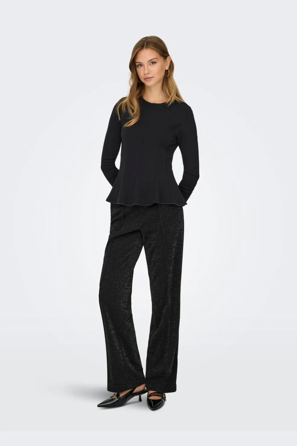 Onlkenya L/S Peplum Top*Only