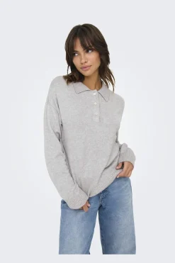 Onllana Polo Ls Pullover Knt*Only Online
