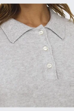 Onllana Polo Ls Pullover Knt*Only Online